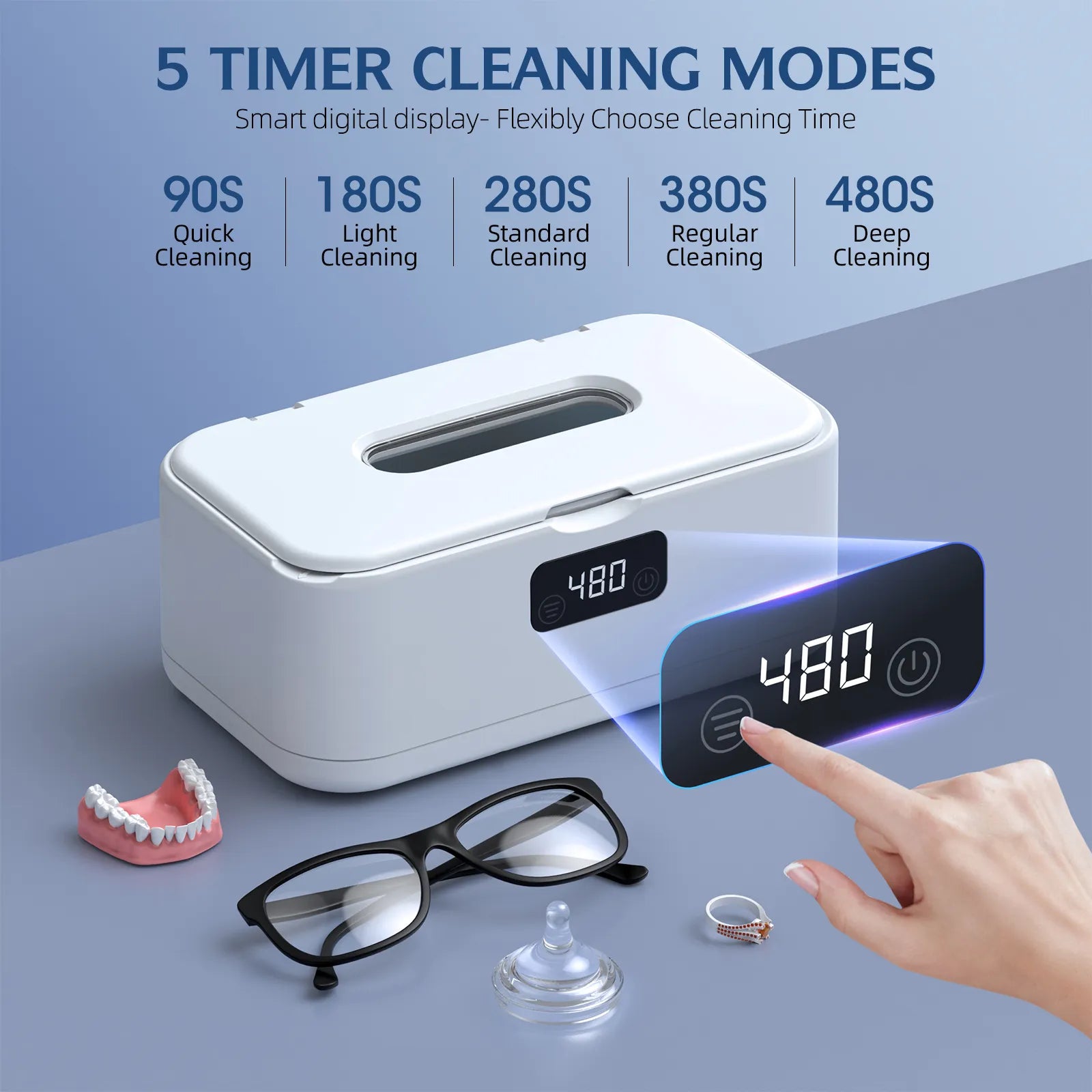 COBEEK A7 Ultrasonic Glasses Cleaner